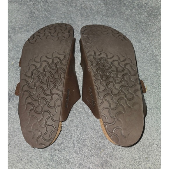 Birkenstock Arizona Leather Sandals Brown Size 42 M9/9.5 W11/11.5 GUC - Picture 5 of 7